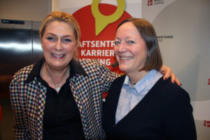  Gina Lund, direktør for Kompetanse Norge og Bente Søgaard, seniorrådgiver i YS