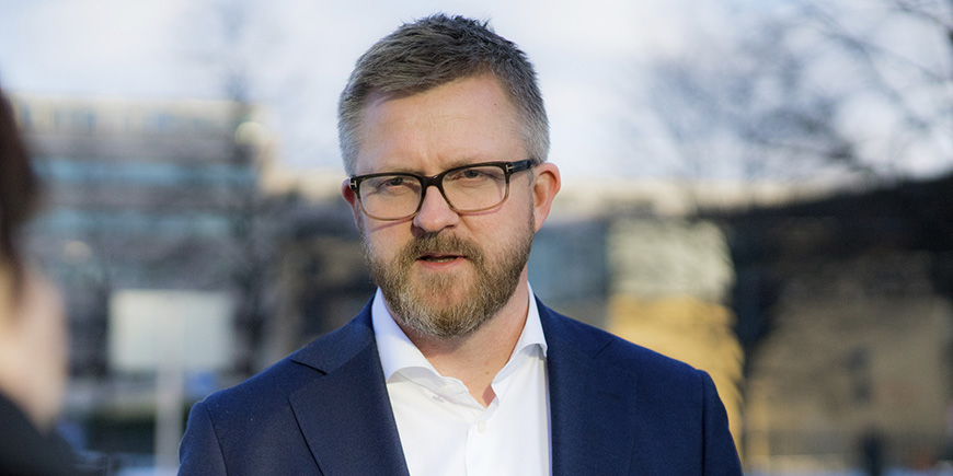 Hans-Erik Skjæggerud, 1. nestleder i YS. Arkivfoto: YS