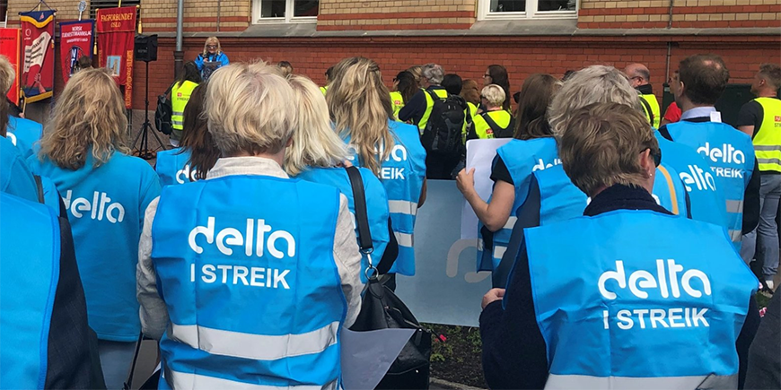 Hvis partene ikke blir enige innen meklingsfristen kan det blir streik fra 15. oktober. Arkivfoto: Delta