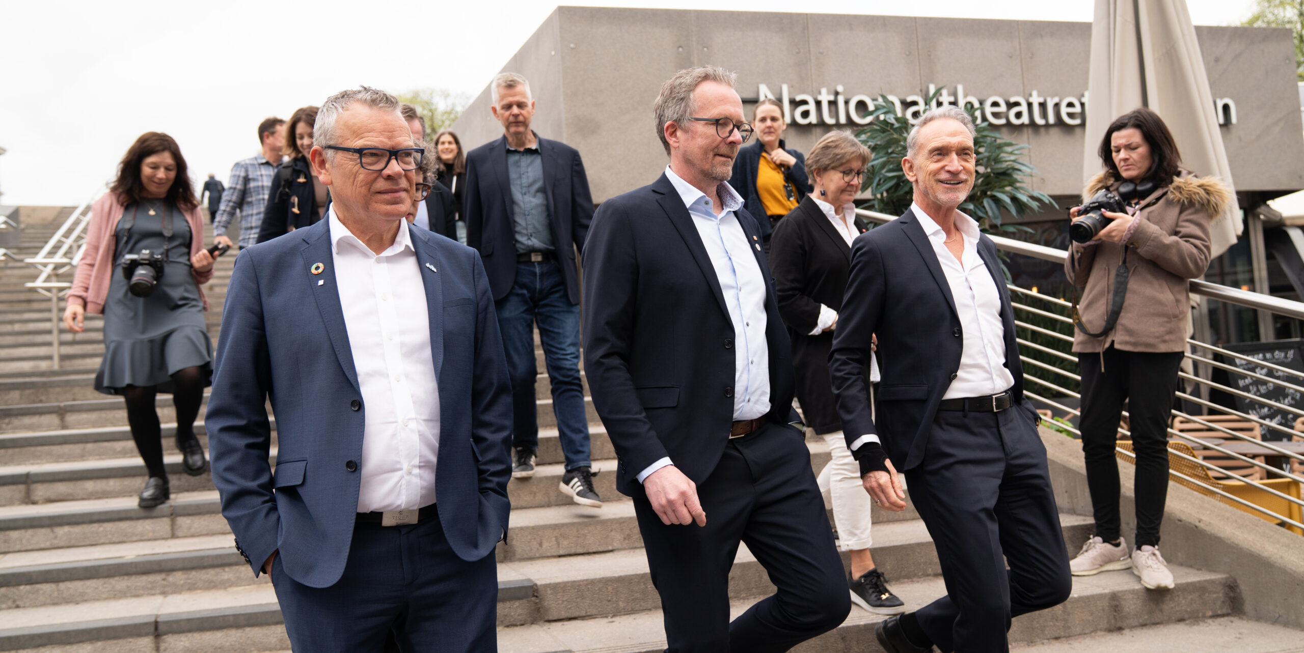 24. april startet lønnsoppgjøret i kommunesektoren. T.v. Trond Ellefsen, leder for YS Kommune. Foto: Martin Müller.