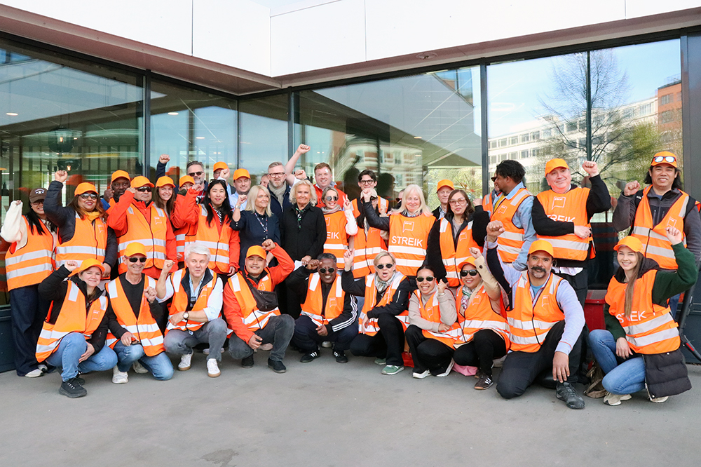 Full støtte til de streikende fra hovedstyret i YS