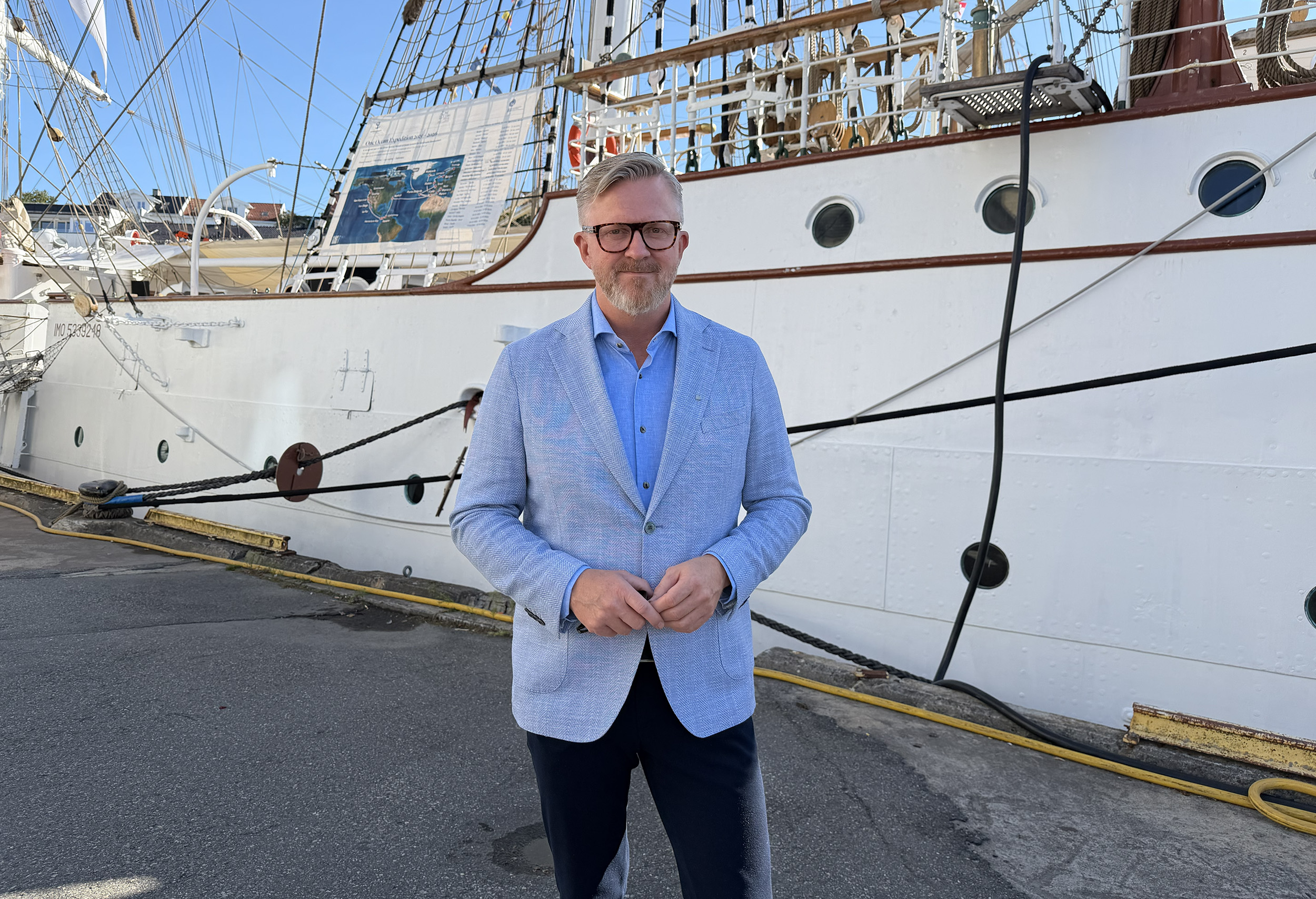 Bilde fra politisk gate i Arendal